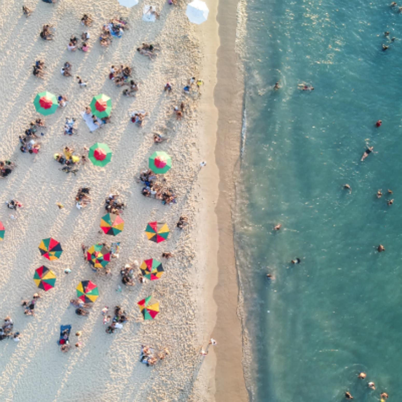 Vue sur une plage de Floride